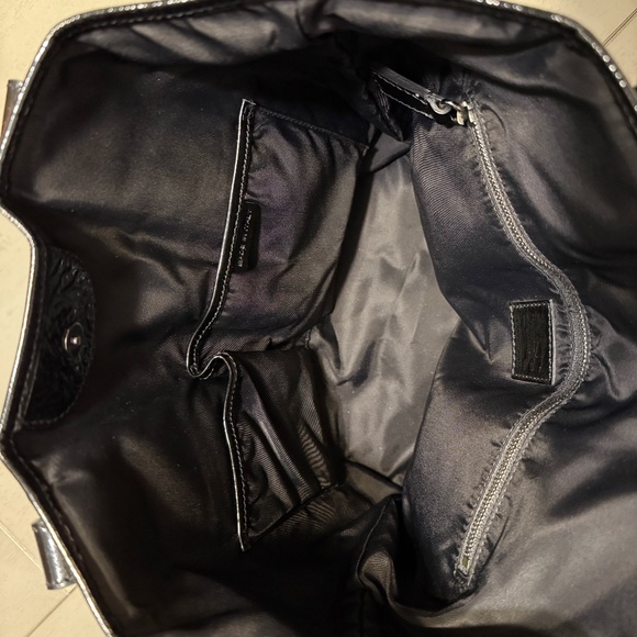 Burberry Black and Cream Plaid Satchel - Picture 8 of 11